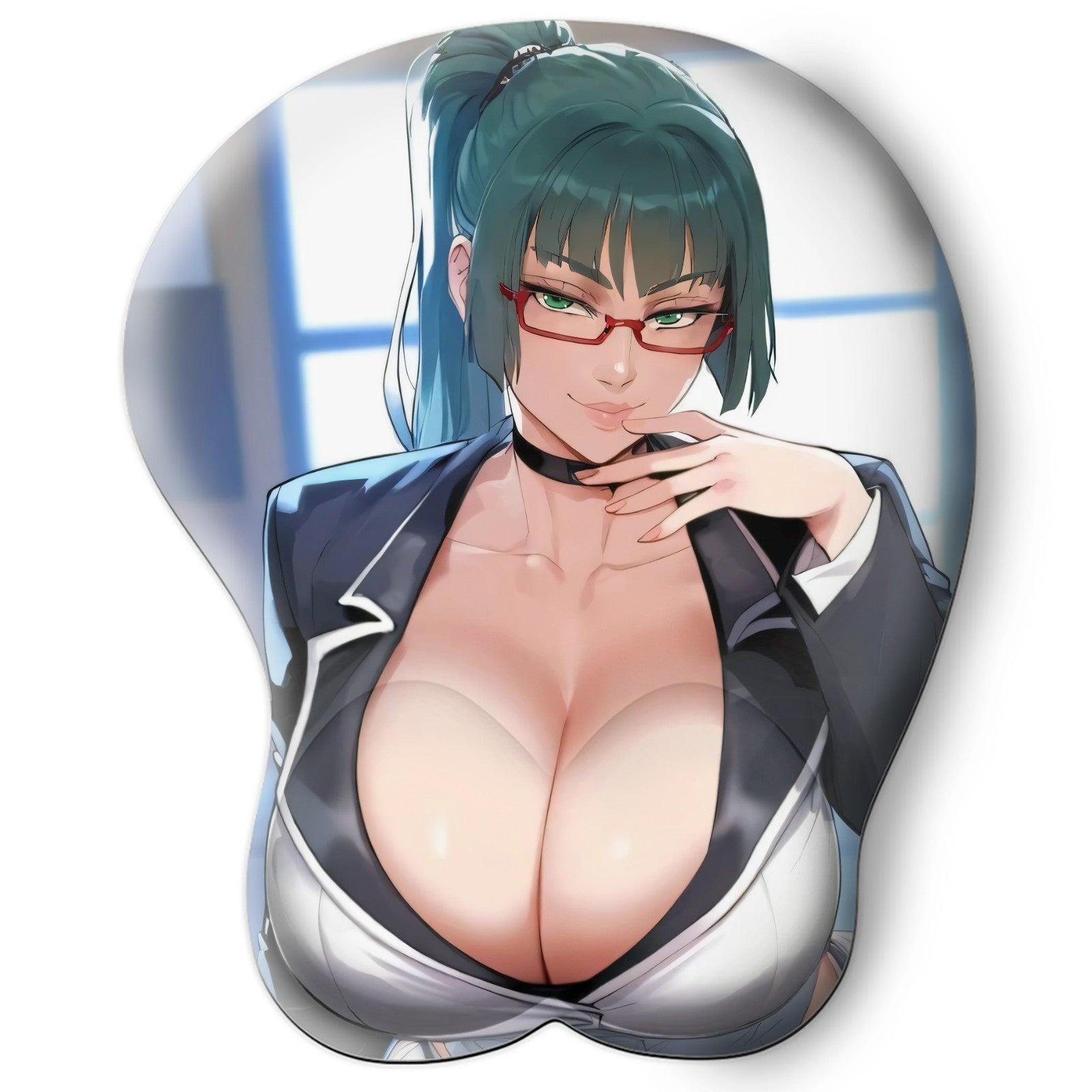 3D oppai Anime Mouse Pad with Wrist Rest by Jujutsu kaisen Maki zenin#01