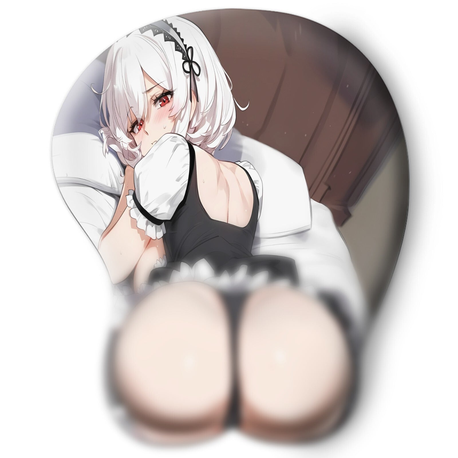 3D butt Anime Mouse Pad with Wrist Rest by Azur Lane Sirius #04