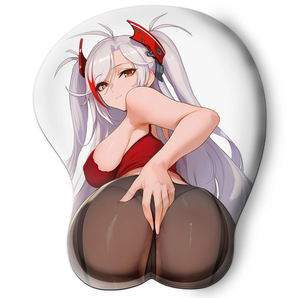 3D butt Anime Mouse Pad with Wrist Rest by Azur Lane Prinz Eugen  #04