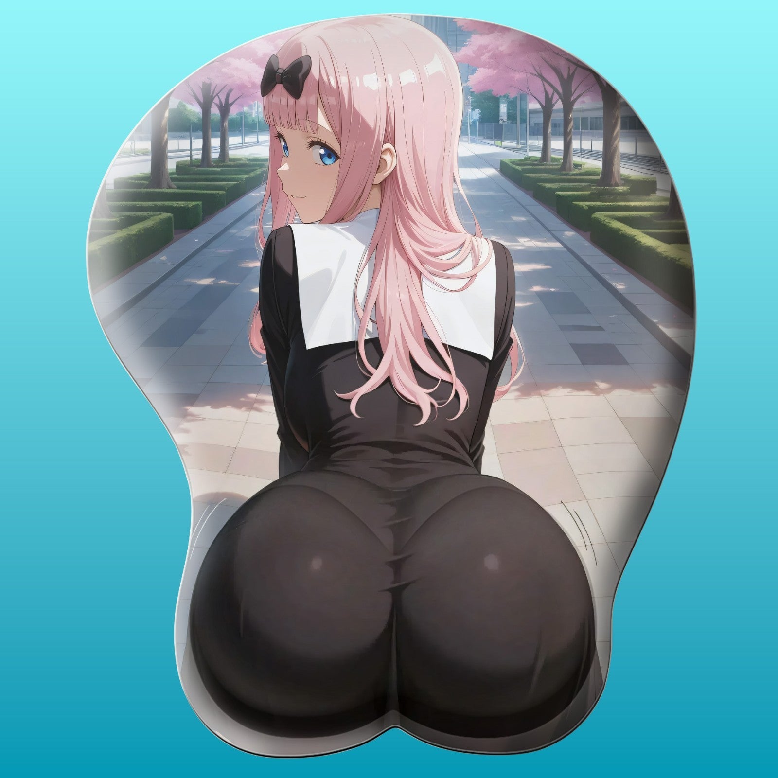 3D butt Anime Mouse Pad with Wrist Rest by Kaguya-sama Chika Fujiwara #02