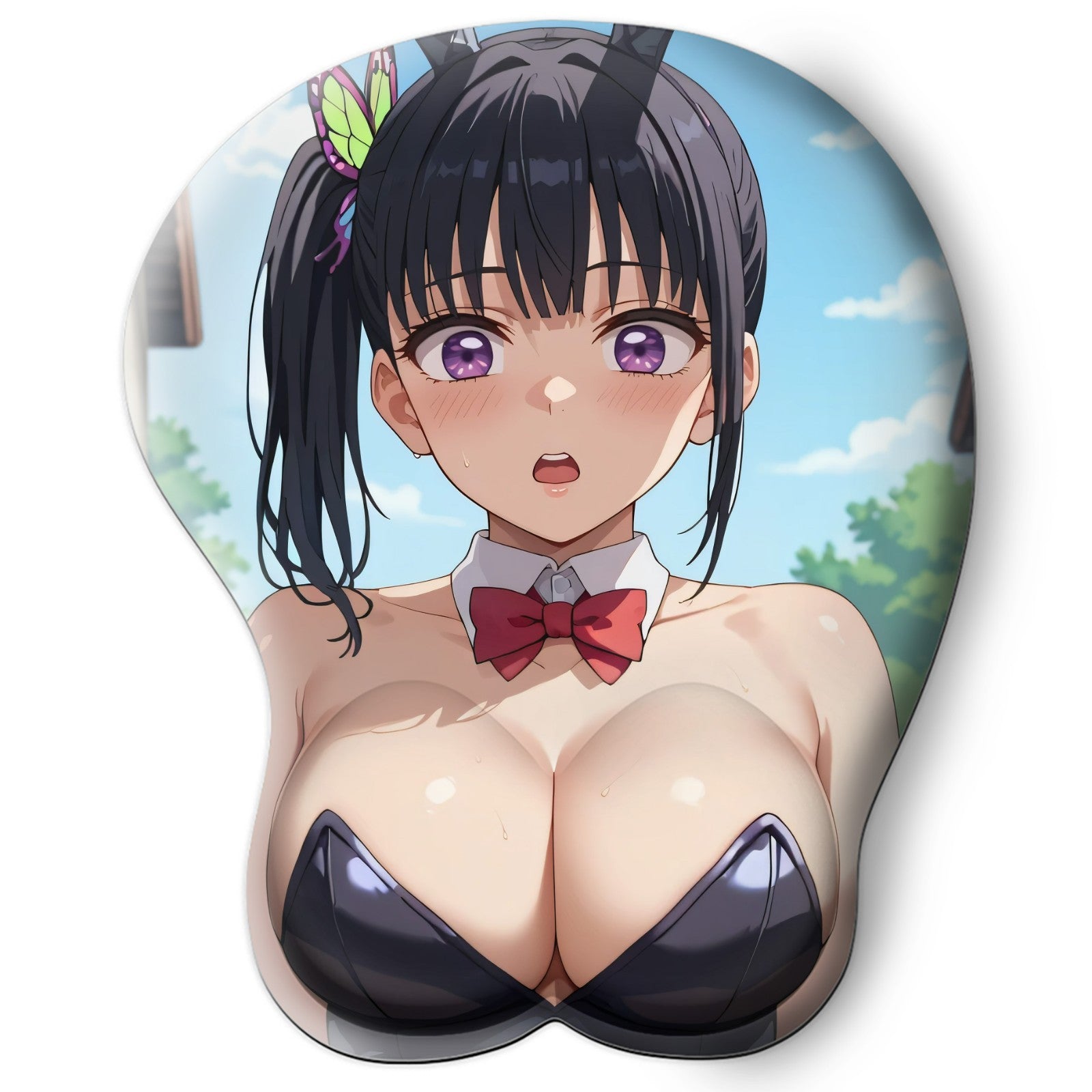 3D oppai Anime MousePad with Wrist Rest by  Demon Slayer Tsuyuri Kanao #01