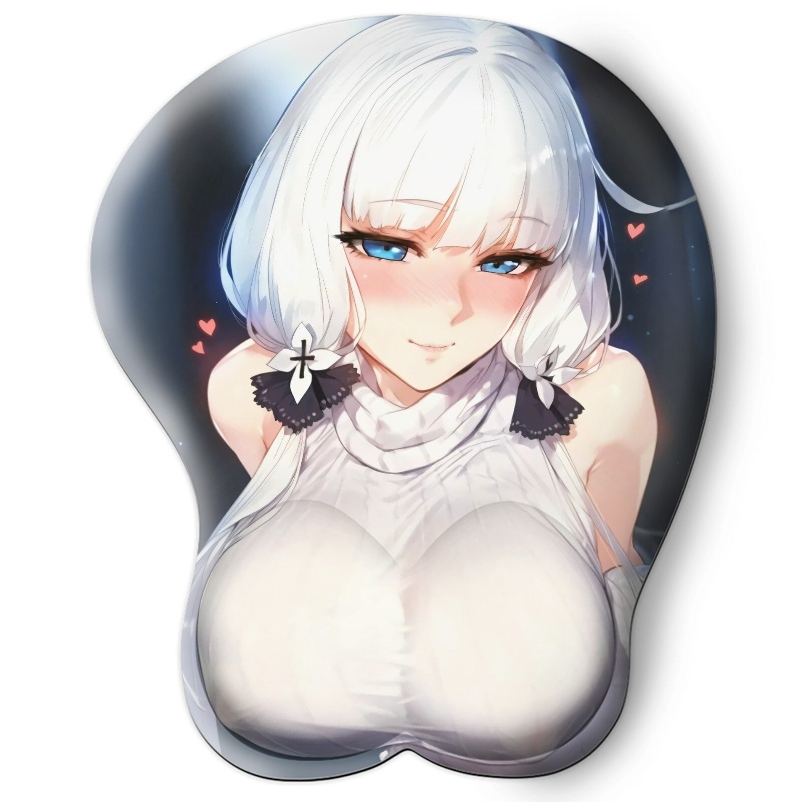 3D oppai Anime Mouse Pad with Wrist Rest by Azur Lane Illustrious #01