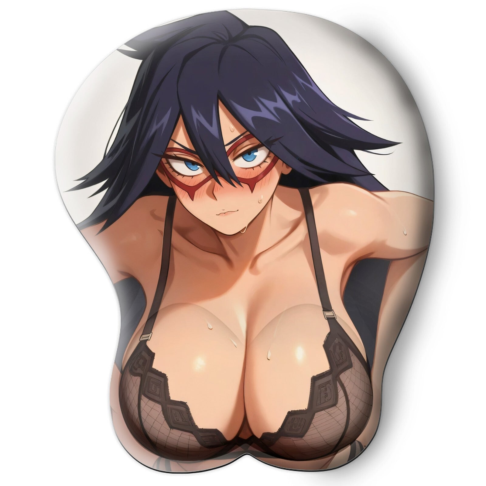 3D oppai Anime Mouse Pad with Wrist Rest by My hero academia Midnight #01