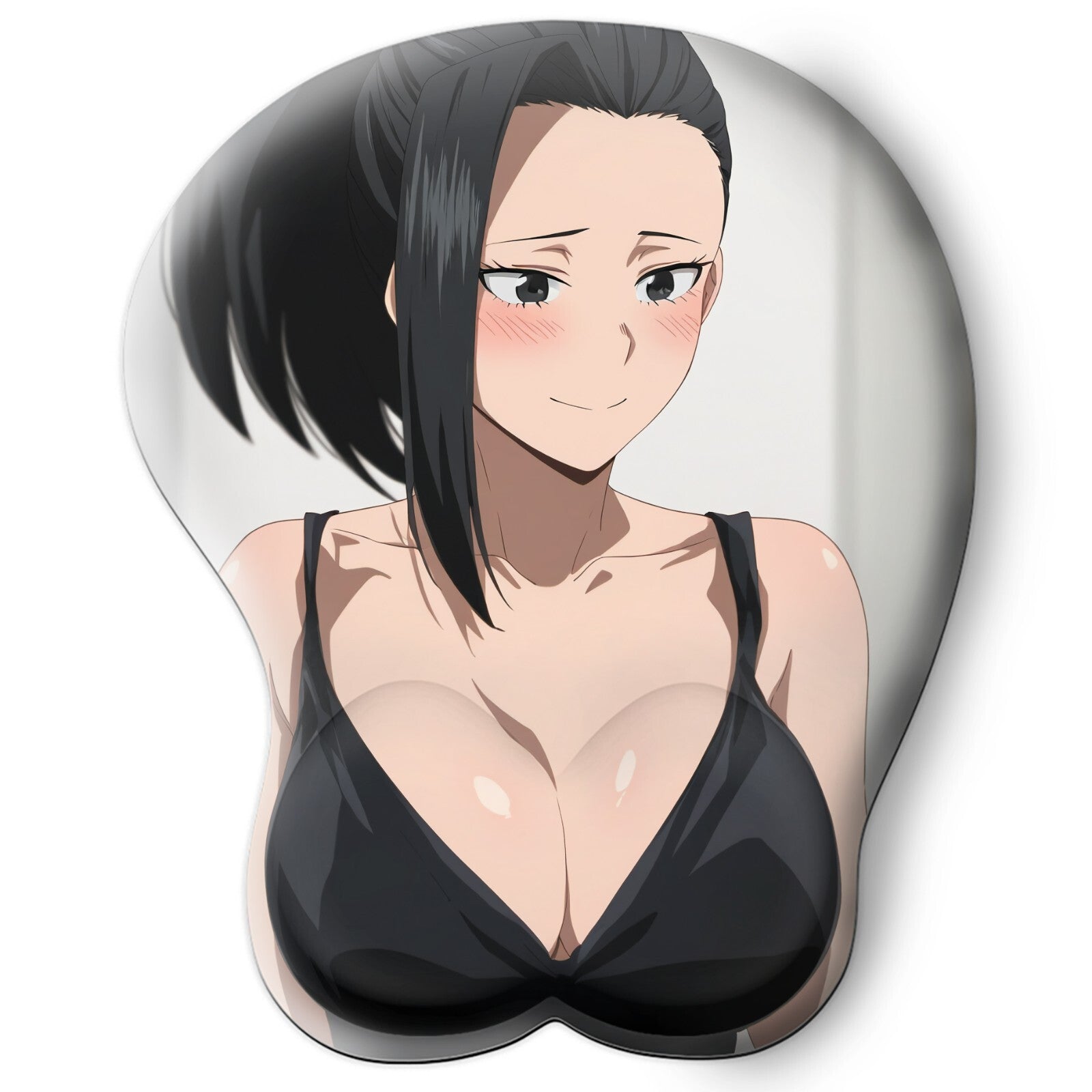 3D Oppai Anime Mouse Pad with Wrist Rest by My hero academia Momo Yaoyorozu #01