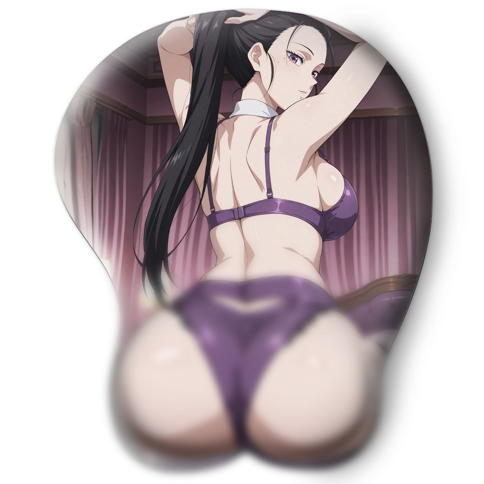 3D butt Anime MousePad with Wrist Rest by Demon Slayer Hinatsuru #02