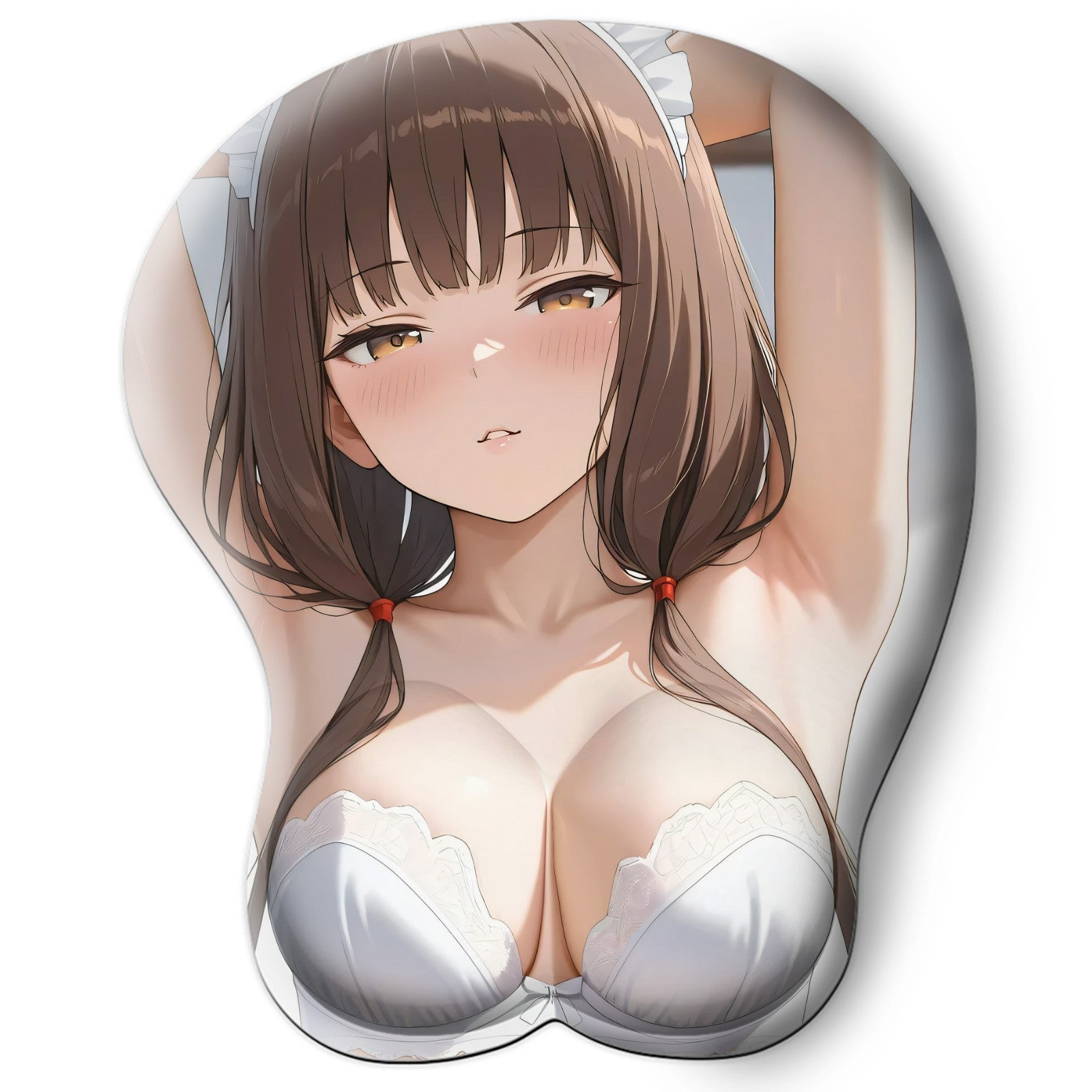 3D Oppai Anime Mouse Pad with Wrist Rest by Kaguya-sama Miko Iino #01