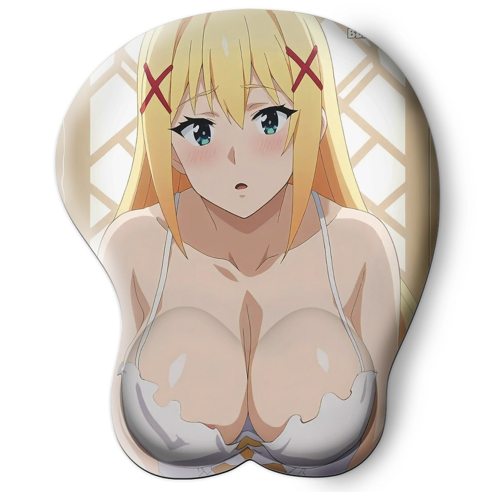 3D oppai Anime Mouse Pad with Wrist Rest by konosuba Darkness #02
