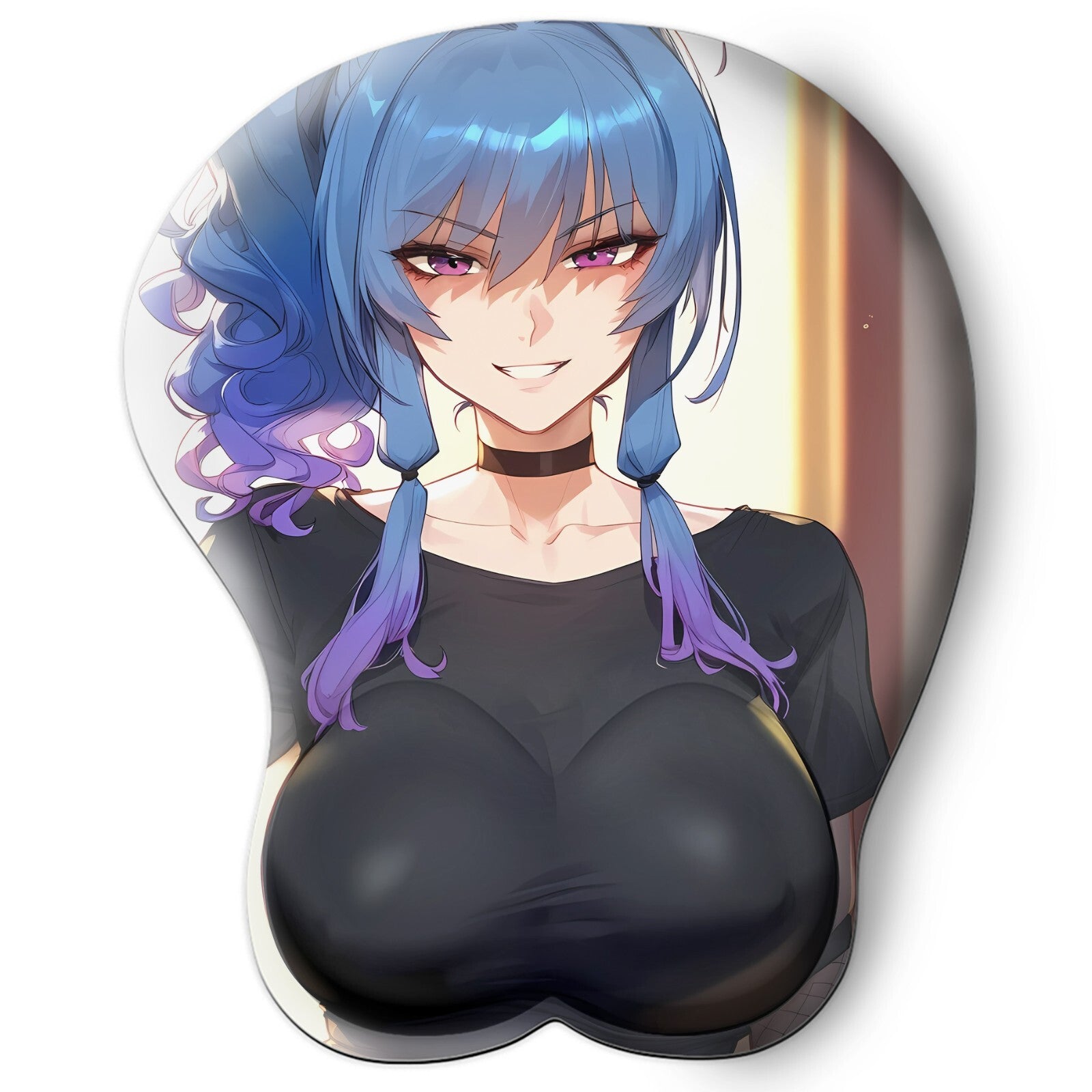 3D oppai Anime Mouse Pad with Wrist Rest by Azur Lane St. Louis #03