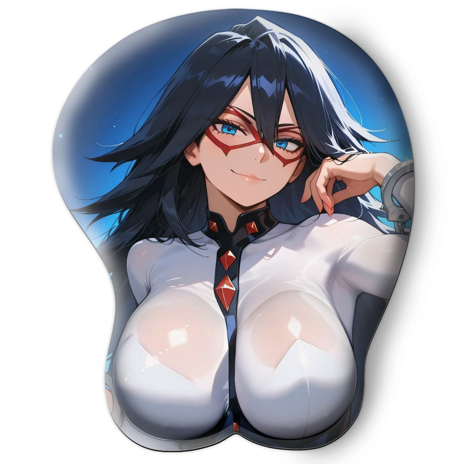 3D oppai Anime Mouse Pad with Wrist Rest by My hero academia Midnight #01