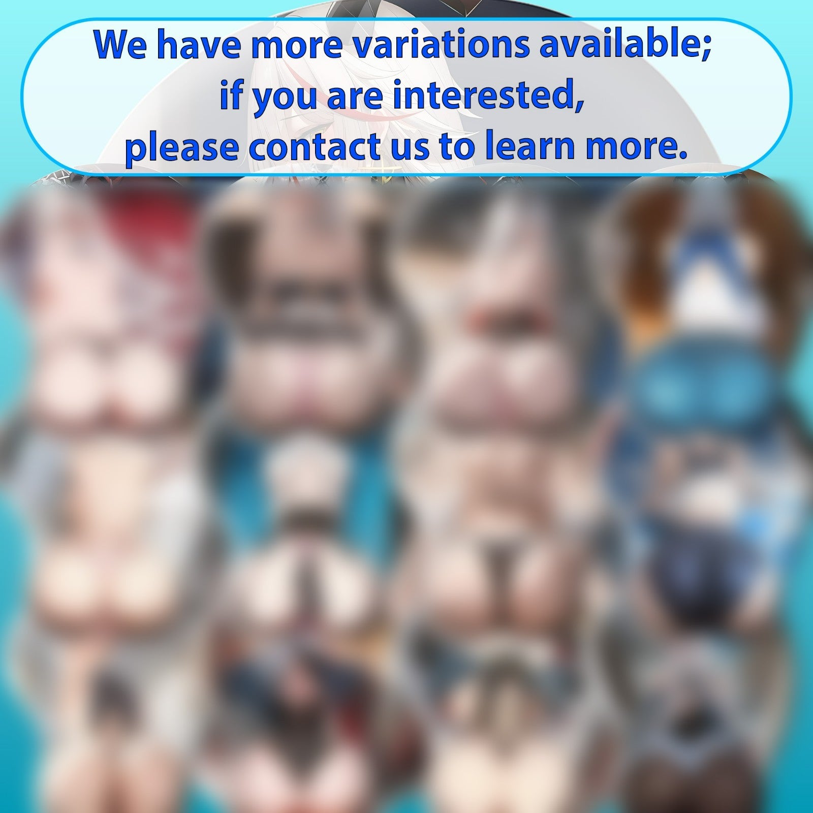 3D oppai Anime Mouse Pad with Wrist Rest by Fire Force Hibana #01