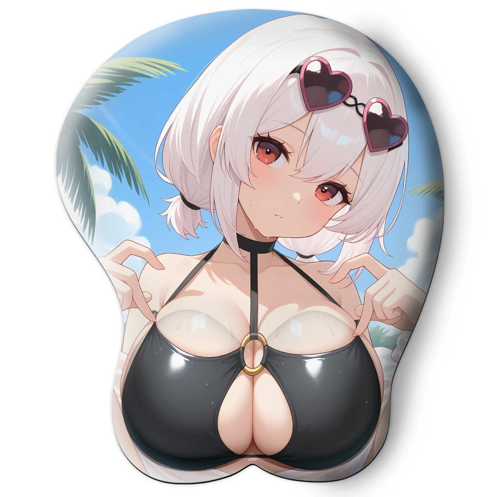 3D oppai Anime Mouse Pad with Wrist Rest by Azur Lane Sirius #02