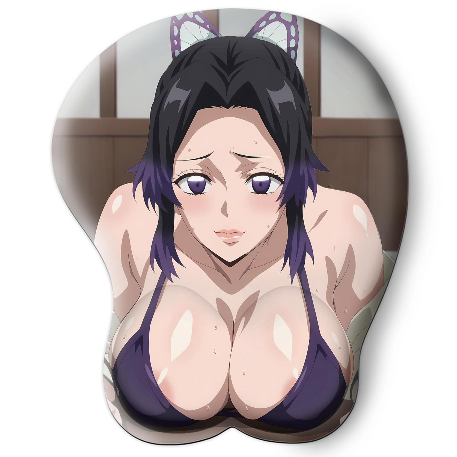 3D oppai Anime MousePad with Wrist Rest by  Demon Slayer Shinobu kosho #06