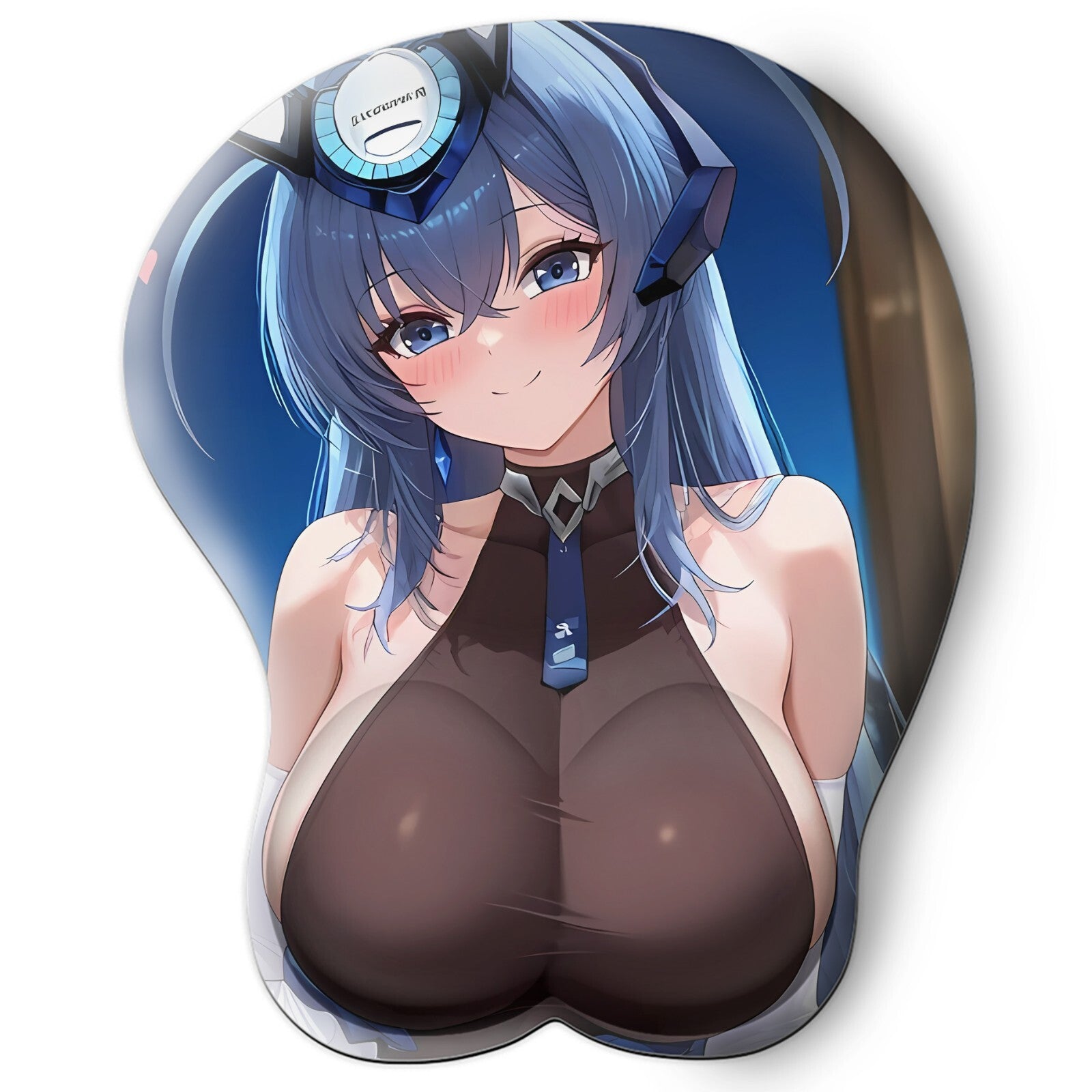 3D oppai Anime Mouse Pad with Wrist Rest by Azur Lane New Jersey #05
