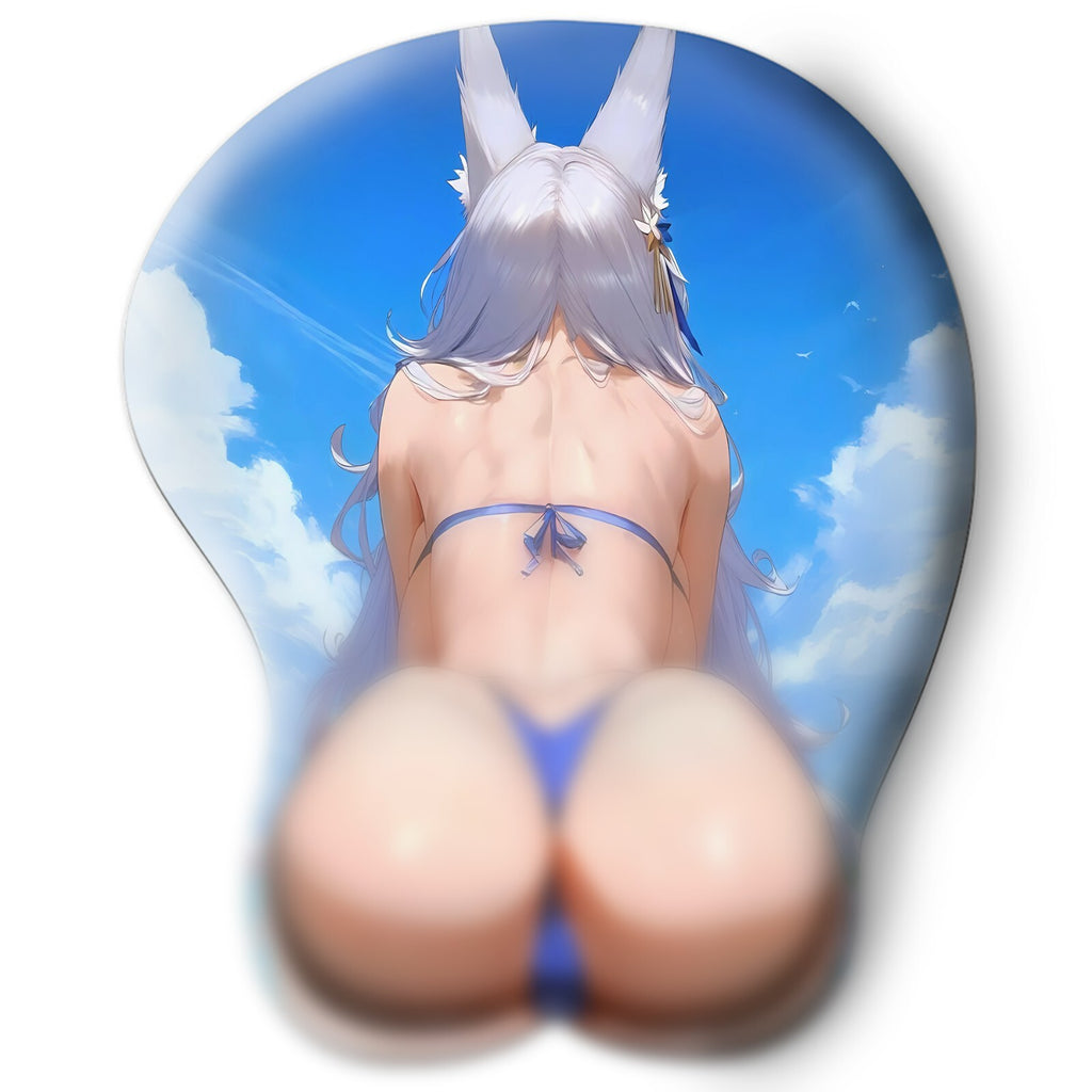 3D butt Anime Mouse Pad with Wrist Rest by Azur Lane Shinano  #04