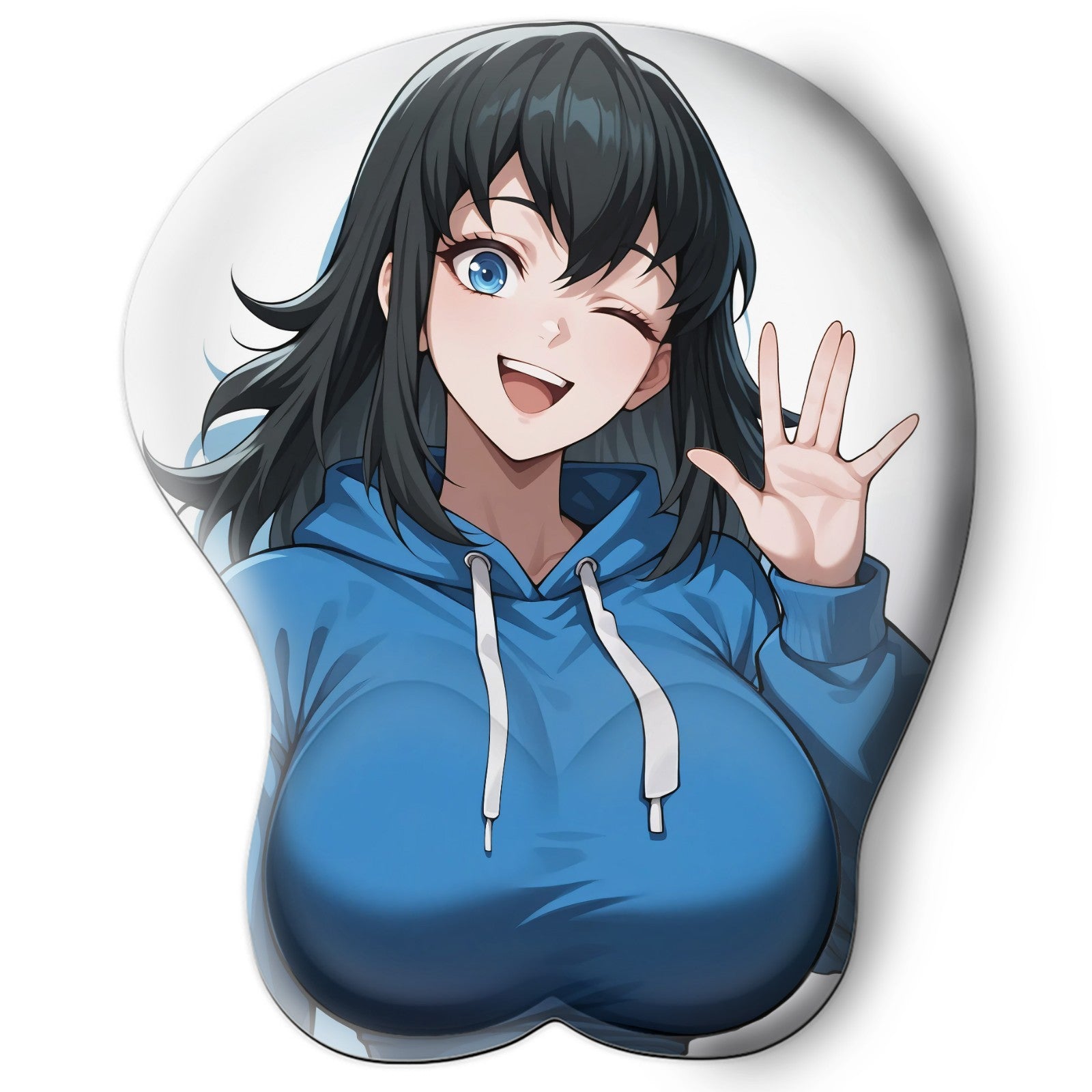 3D oppai Anime MousePad with Wrist Rest by Demon Slayer Suma  #01