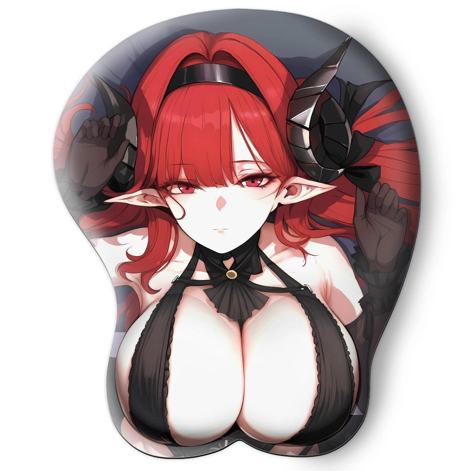 3D oppai Anime Mouse Pad with Wrist Rest by Azur Lane Hindenburg #01